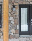 Field Stone Veneer Home Entrance - Premium Stone Veneer for interior and exterior walls only by Mouldex Composites