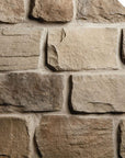 Walnut Cobble Stone Veneer - Premium Stone Veneer for interior and exterior walls only by Mouldex Composites