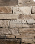 Walnut Ledge Stone Veneer - Premium Stone Veneer for interior and exterior walls only by Mouldex Composites