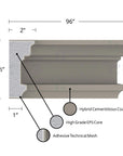 MX104 Composite Window & Door Trim Exterior Moulding