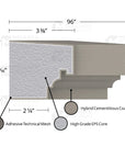 MX201 Composite Window Sill Exterior Moulding