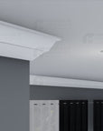 The Sally Interior Plaster Crown Moulding - Premium plaster coated foamcore moldings near me only by Mouldex Composites