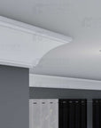The Essex Interior Plaster Crown Moulding - Premium plaster coated foamcore moldings near me only by Mouldex Composites
