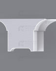 THE ALSTON INTERIOR PLASTER CEILING BEAM MOULDING