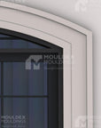 The Lawrence Composite Exterior Window & Door Trim Arch - Premium cement coated curved foamcore molding by Mouldex Composites