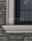 The Jenette: 6-11/16 inches Composite Exterior Window Sill - Premium cement coated foam molding near me by Mouldex Composites
