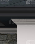 The Augusta Exterior Crown Moulding