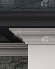 The Euclid Exterior Cornice Moulding