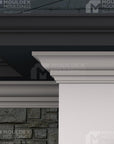 The Julia Exterior Crown Moulding