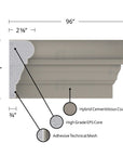 MX114 Composite Window & Door Trim Exterior Moulding