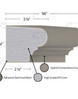MX202 Composite Window Sill Exterior Moulding