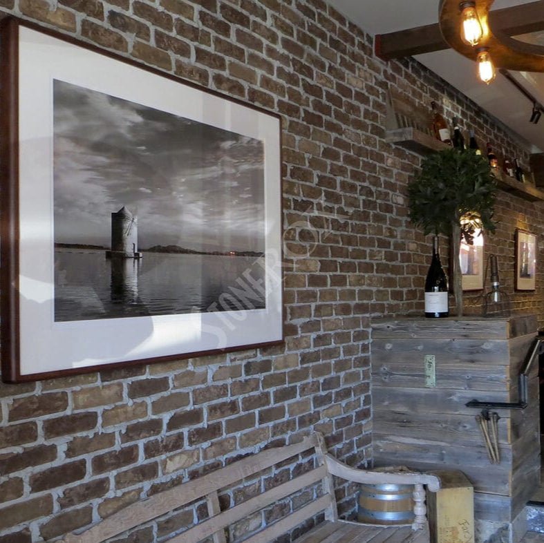 Thin Clay Brick Veneer for Restaurants - Premium Thin Brick Veneer for interior and exterior walls only by Mouldex Composites