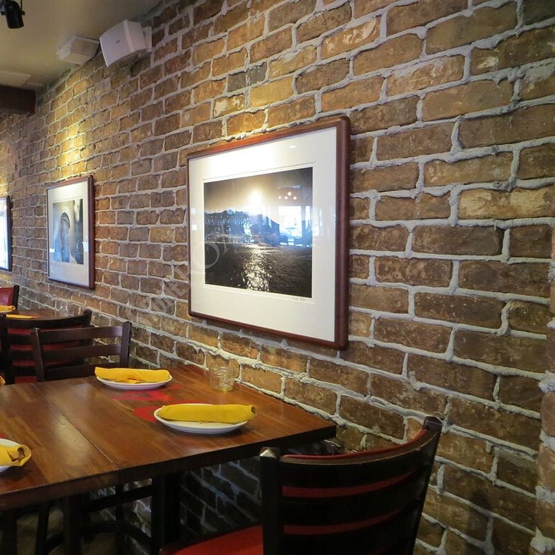 Interior Thin Clay Brick Veneer - Premium Thin Brick Veneer for interior and exterior walls only by Mouldex Composites