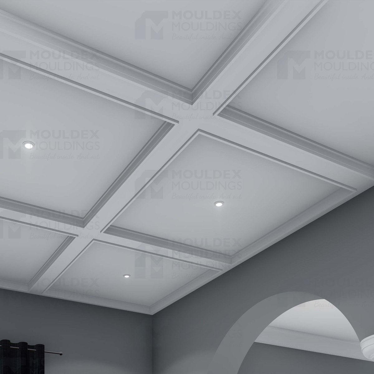 The Durham  One Piece Interior Plaster Ceiling Beam\