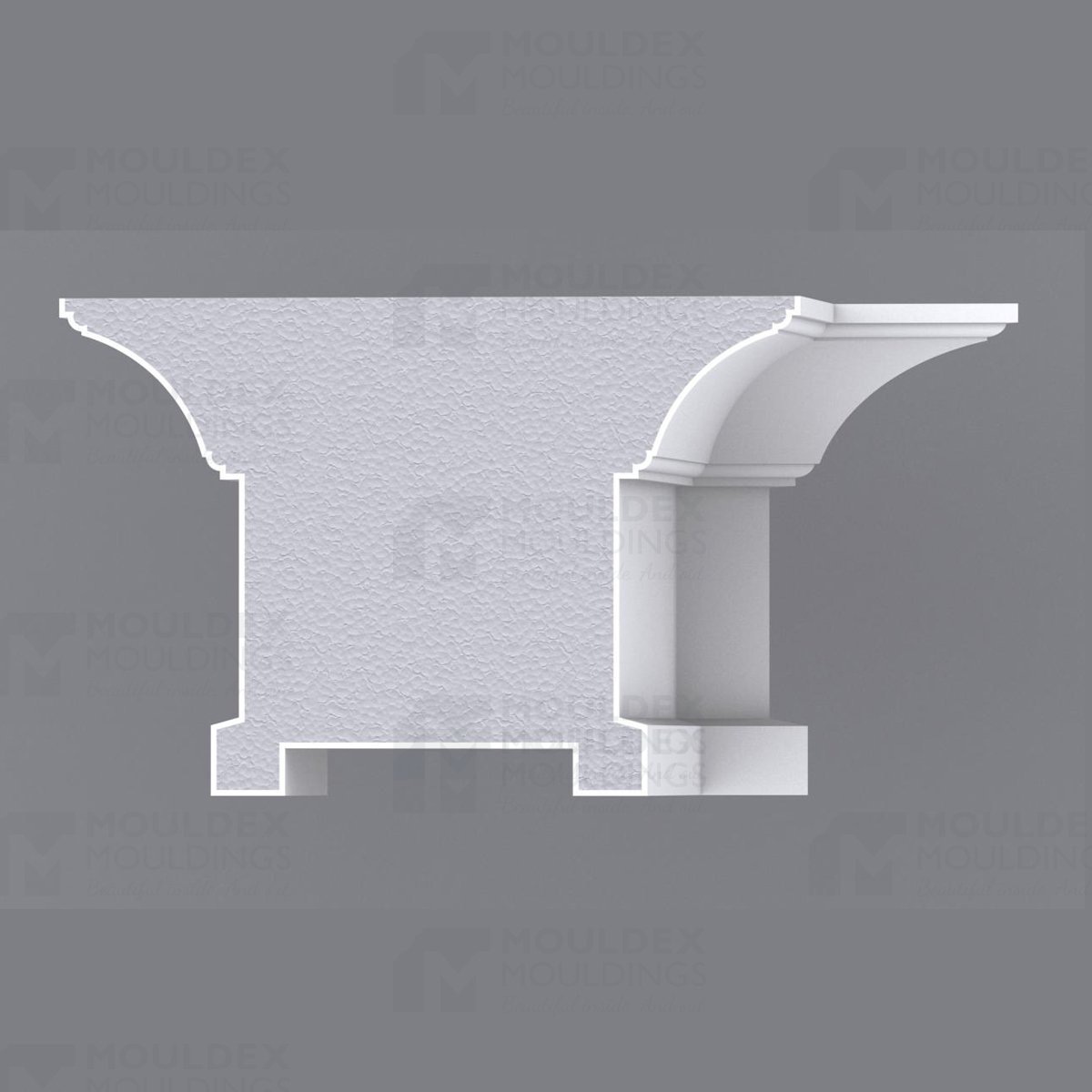 The Essex Interior Plaster Ceiling Beam Moulding