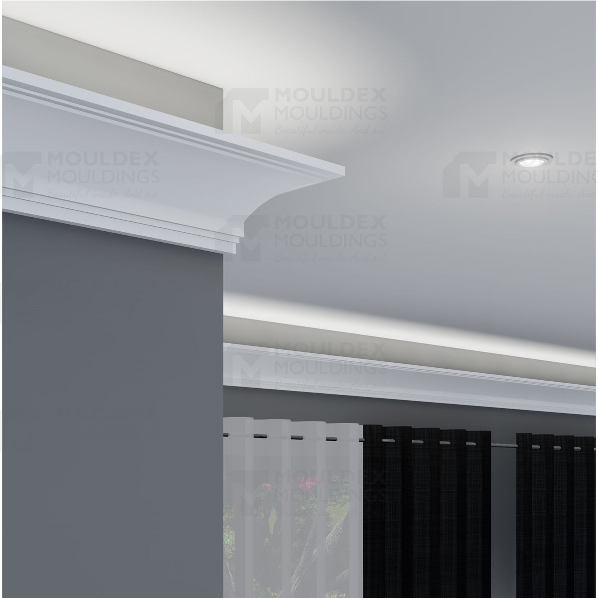 The Belvedere Interior Plaster Light Cove Ideas