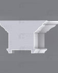 THE DUNBAR INTERIOR PLASTER CEILING BEAM MOULDING