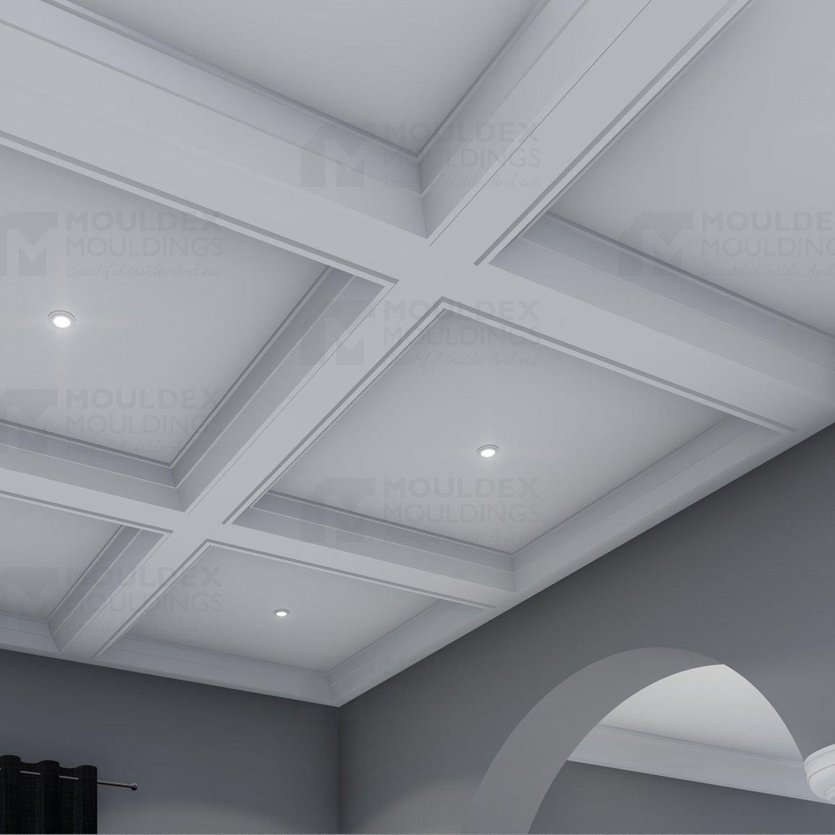 The Sally One Piece Interior Plaster Ceiling Beam