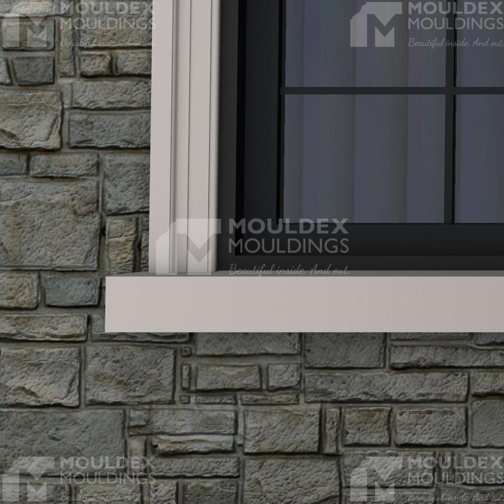 The Vanhill Composite Exterior Window And Door Trim Moulding
