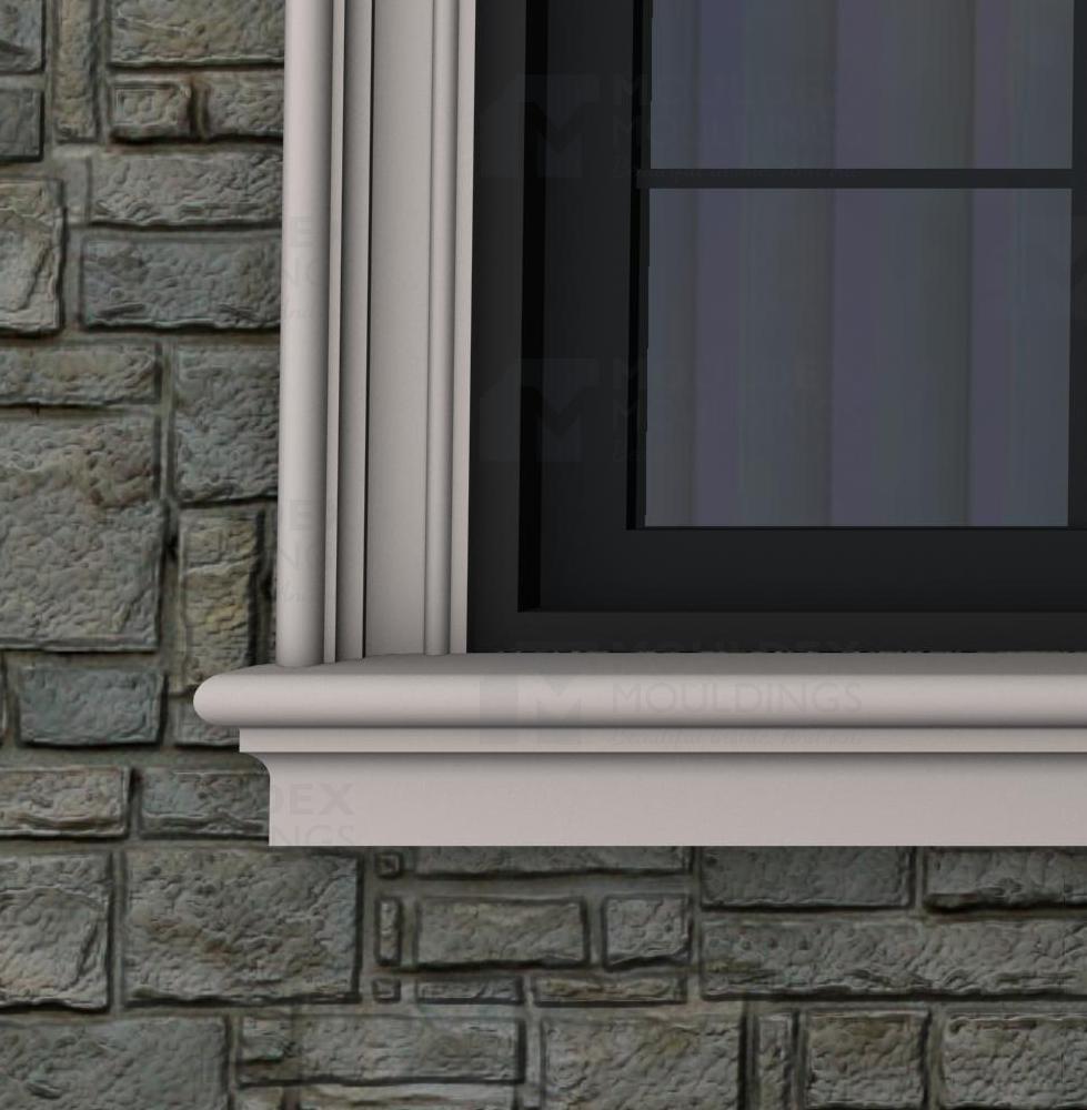 The Wallace Composite Exterior Window And Door Trim Moulding