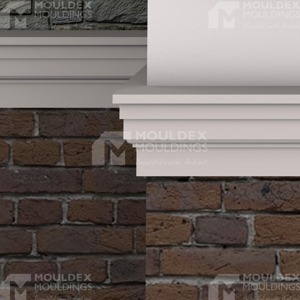 The Birchcliffe Exterior Composite Middle Band Moulding