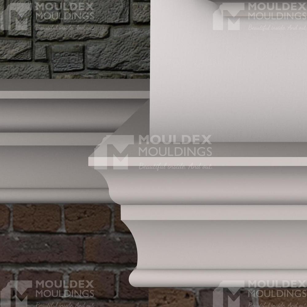 The Hillcrest Exterior Composite Middle Band Moulding