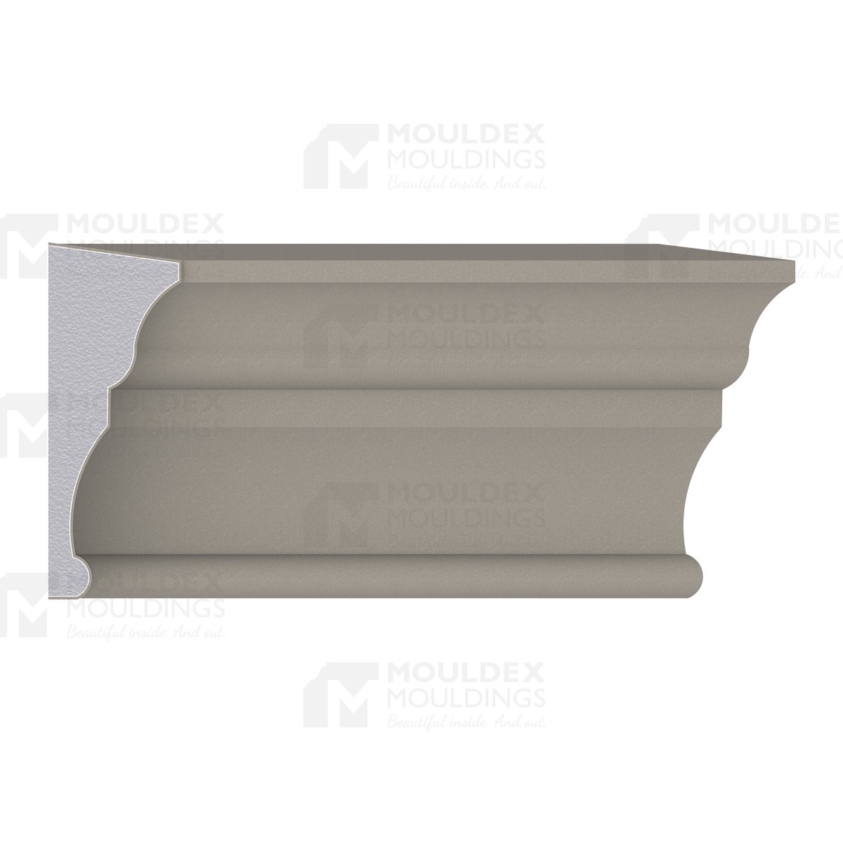 The Hillcrest Composite Exterior Middle Band Moulding