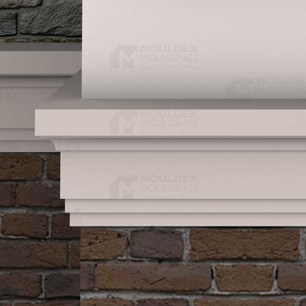 The Vanessa Exterior Composite Middle Band Moulding