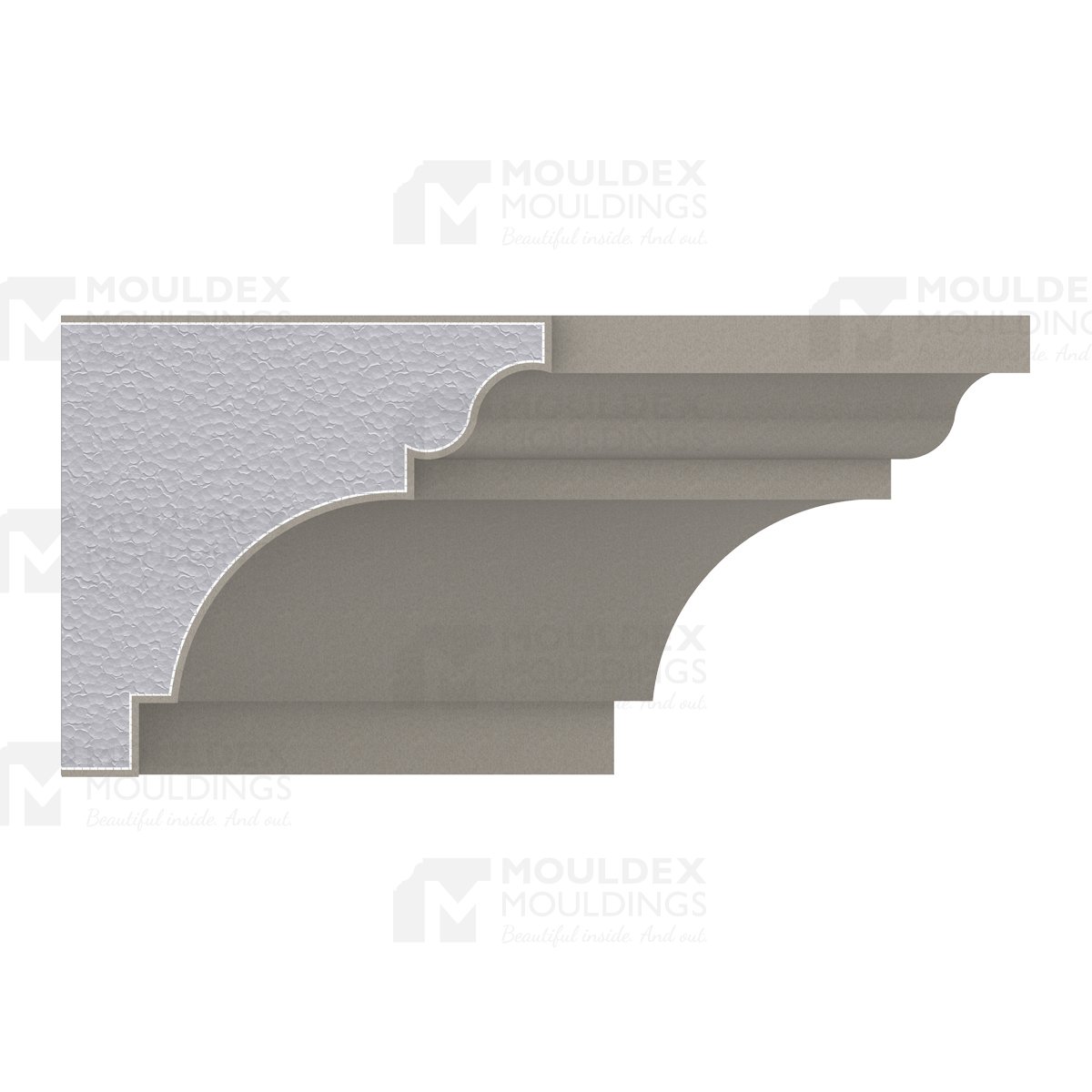 The Euclid Exterior Crown Moulding