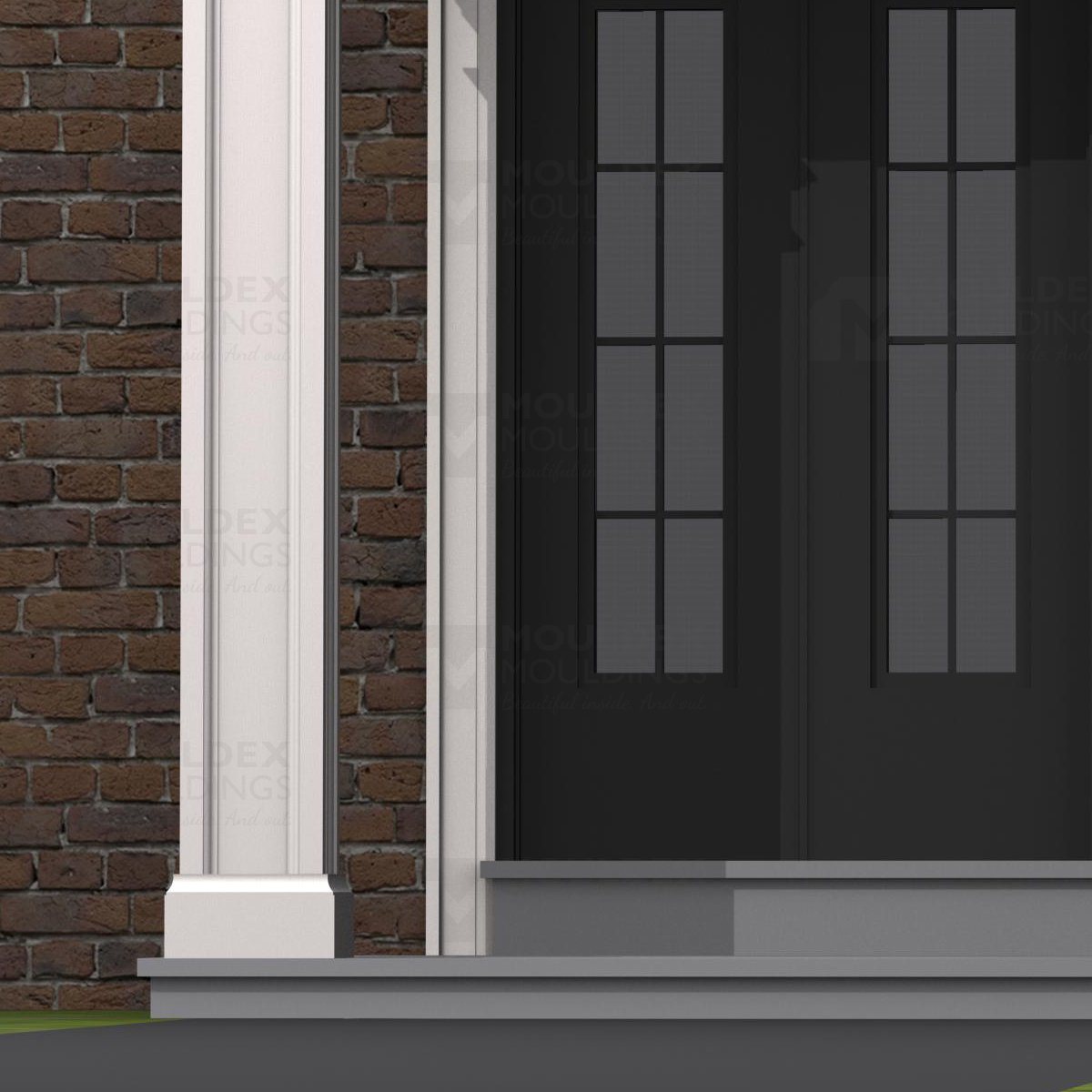 The Cavallo Exterior Composite Pilaster And Square Column Base