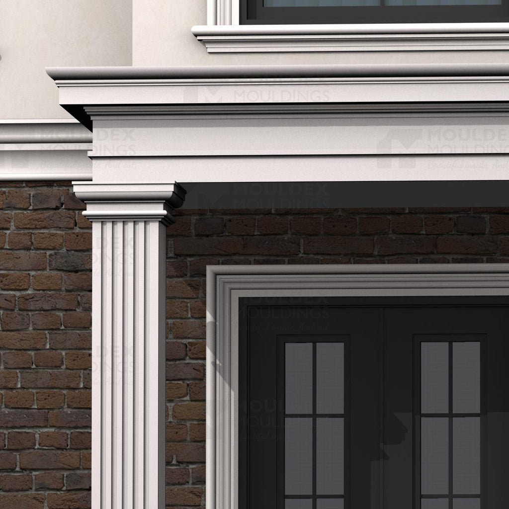 External Column Wraps The Piazza | Exterior Column Wrap: The Evolution of Foamcore – Mouldex ...