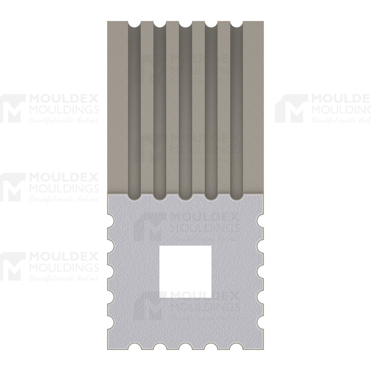 The Piazza Exterior Composite Square Column Wrap