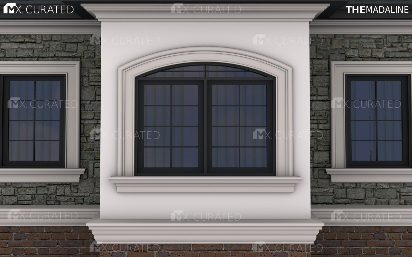The Madaline Exterior Moulding Design Example