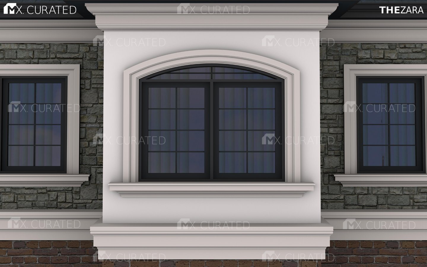 The Zara Composite Exterior Window And Door Trim Design Example